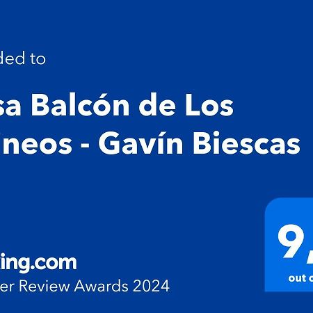 Casa Balcon De Los Pirineos - Gavin Biescas Exterior photo